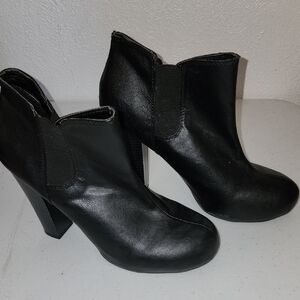 Madden Girl Black Ankle Booties